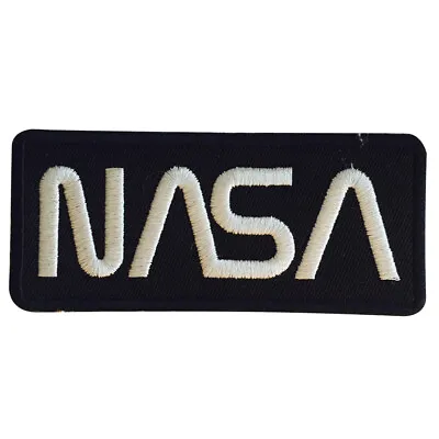 Nasa Logo Iron On Patch Sew On Badge Embroidered Cloth Patch • £2.49