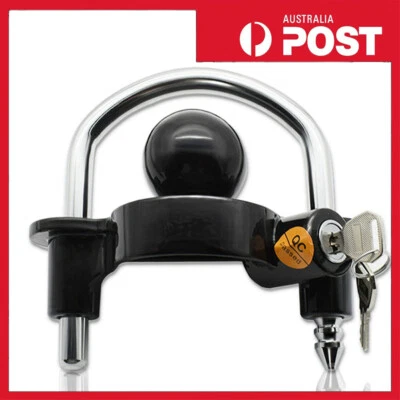 $20.25 • Buy Hitch Lock Coupler Coupling Universal Tow Ball Caravan Trailer Part Tow Bar Pin