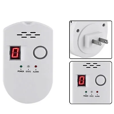 Digital LCD LPG LNG Natural Gas Leak Detector Butane Methane Safe Alarm Sensor • $19.03