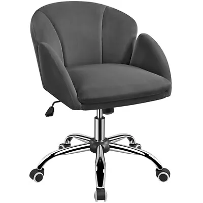 Makeup Vanity Chair Modern Swivel Cute Desk Chair For Home Office Bedroom Used • $52.99