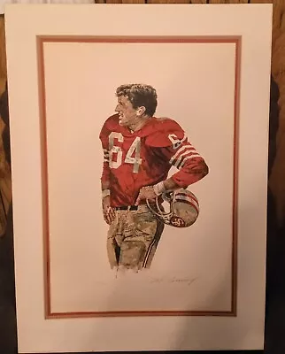 Merv Corning Signed Print San Francisco 49ers Old Pro Dave Wilcox 62/300 + More • $199