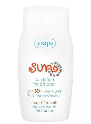 Ziaja Waterproof Sunbathing Lotion Babies From 6 Months Old SPF50 125ml • £17.99