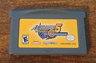 Mega Man 5 Battle Network Team Protoman (Nintendo Game Boy Advance GBA Authentic • $19.99