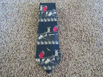 Vintage Polo Ralph Lauren Yacht Club Cruise Ship Nautical Boat Silk Tie Usa Made • $24.95