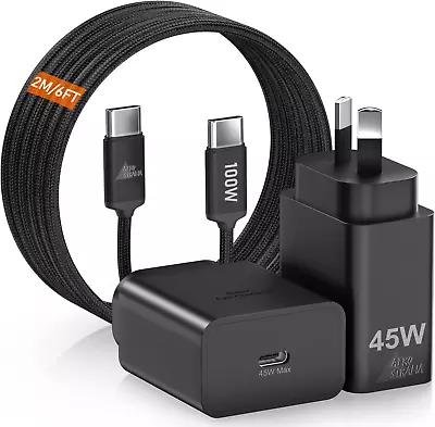 Samsung Super Fast Charger 45W USB C Samsung Charger With 2M/6.6FT USBC-Au • $35