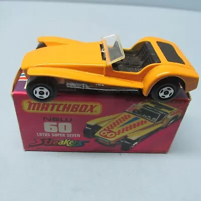 MATCHBOX Superfast 60B Lotus Super Seven RARE DARK YELLOW / No Label • $10.50