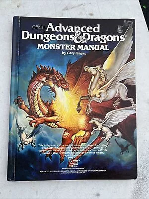 Dungeons & Dragons Advanced Monster  Manual  1977-1978 Hardback Gary Gygax • $75