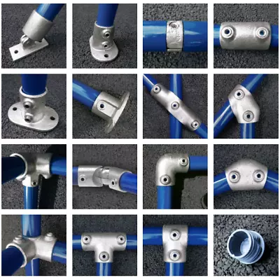 Key Clamp Handrail System - Connectors Pipe Tube Q Fittings Railings Steel Tube • £2.55