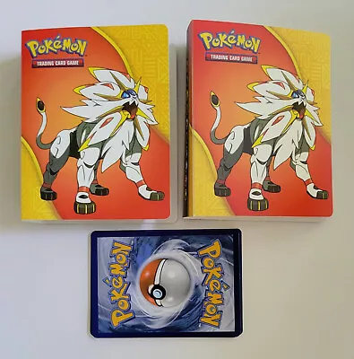 Pokémon TCG  2 Mini Binders Solgaleo / Sun&Moon +5 Free Basic & 1 Energy Card • $4.95