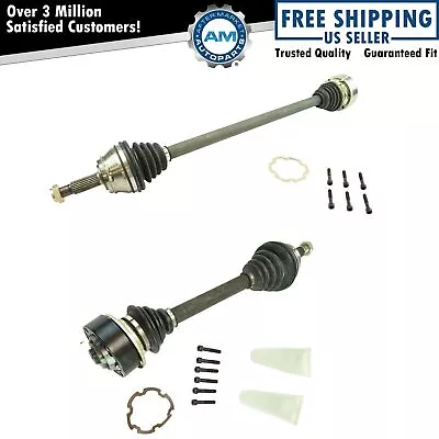 Front CV Axle Shaft Pair LH & RH Sides For VW Cabrio Jetta Manual Transmission • $104.03