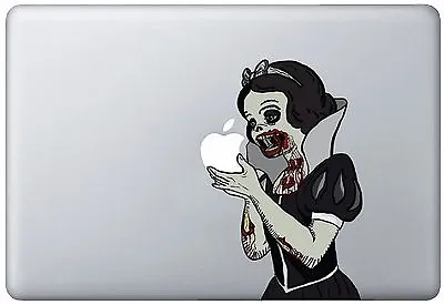 $5.95 • Buy D121 Zombie Snow White Eating Apple Macbook Decal Fits 13 Inch