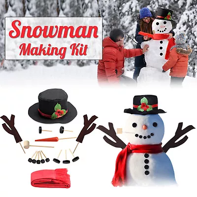 Christmas Snowman Decorating Making Kit Outdoor Fun Christmas Winter Holiday • $11.49