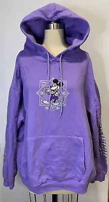 Disney Parks Mickey Mouse & Friends Disney 100 Purple Hoodie SZ XXL Adult • $75