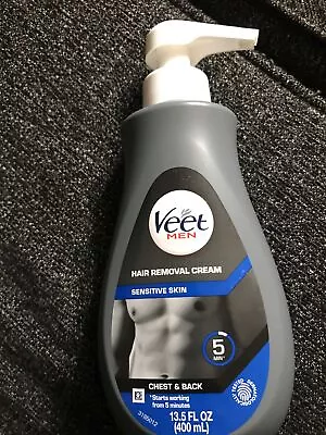 VEET 5 Min Sensitive Skin Hair Removal Cream For Men Forget Shaving Cream 13.5oz • $14.99