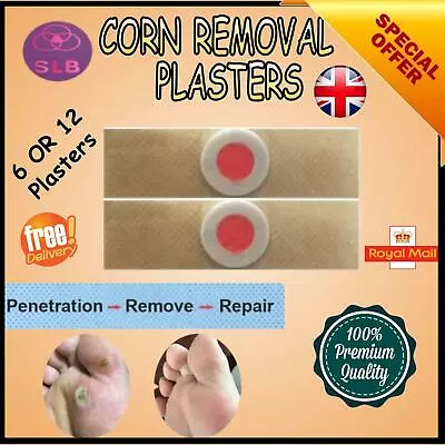 Corn Removal Pad Plasters Foot Callus Foot Health Relief Pain Warts UK • £4