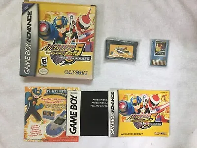 Mega Man Battle Network 5 Team Protoman Game Boy Advance GBA Complete CIB Manual • $94.99