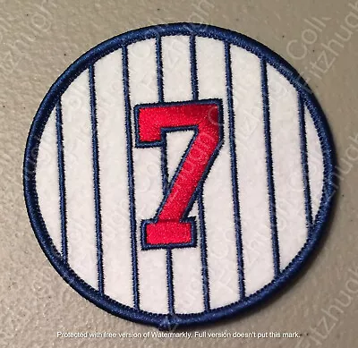 Joe Mauer Minnesota Twins 2018 Retired Jersey Number 7 Patch - Hall Of Fame 2024 • $9.95