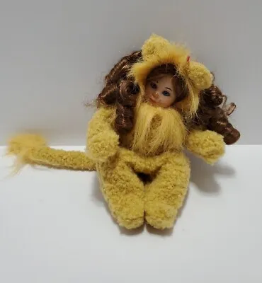 Marie Osmond Wizard Of Oz Cowardly Lion Porcelain Doll 2001 Tiny Tot Baby Figure • $29.84