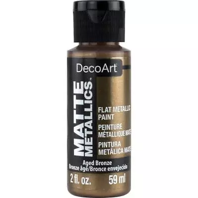 £3.49 • Buy DecoArt Matte Metallics Acrylic Paint 2oz (59ml)