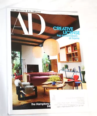 Architectural Digest April 2023 Creative License The Hamptons Alabama • $8.95