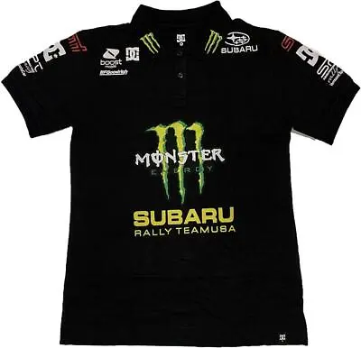 DC SHOES Monster Energy Ken Block Short Sleeve Polo Shirt M Size 2205 M • $169