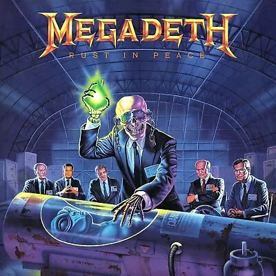 Megadeth Rust In Peace 12x12 Album Cover Replica Poster Gloss Print • $22.99