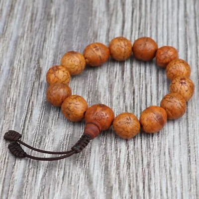 Bodhi Seed Buddhist Japa Mala Wrist Mala Beads Tibetan Nepali Bodhi Seed JAPA • $14.99