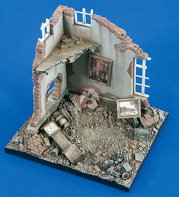 Verlinden 1/35  Ambush Gun Emplacement  Ruined House Section Diorama Base 2027 • $145.52