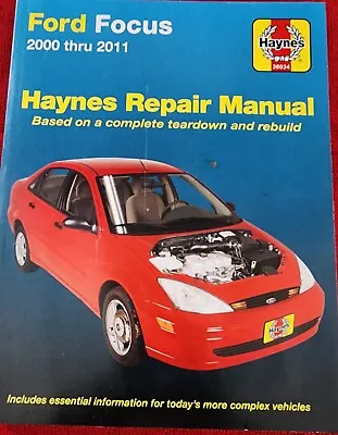 $10 • Buy Haynes 2000-2011 Ford Focus Repair Manual