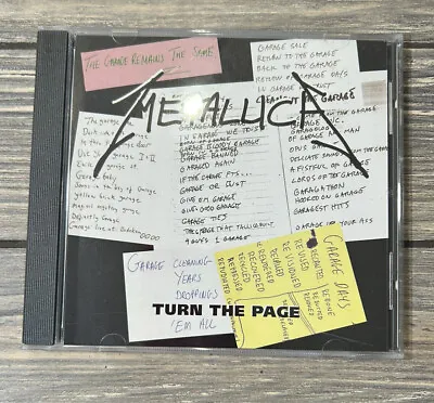 Vintage 1998 Metallica Turn The Page CD Promo Promotional • $89.99
