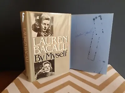 *Signed* Lauren Bacall By Myself First Edition Hardback 1979 • £25