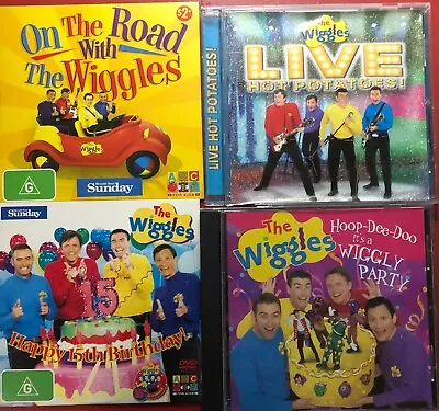 Wiggles Live Hot Potatoes Hoop-Dee-Doo- Wiggles + 2 DVD • $79.50