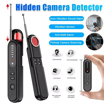 Hidden Camera Detector Prevent Monitoring Wireless Signal Detector Anti Spy/ Bug • $25.35