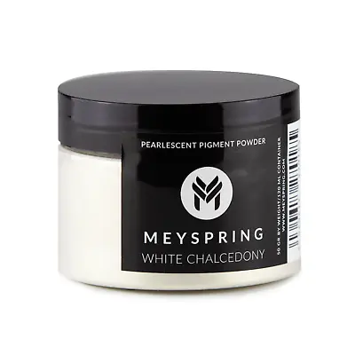 MEYSPRING White Chalcedony Mica Powder For Epoxy - Resin Color Pigment  • $14.99