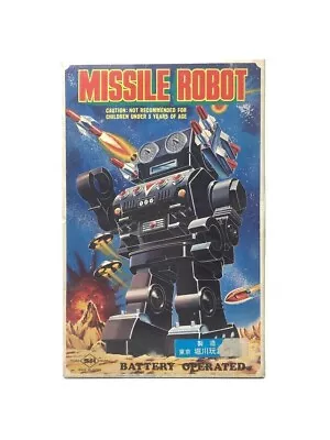 Horikawa Tin Toy Missile Robot Made In Japan Not Working • $381.79