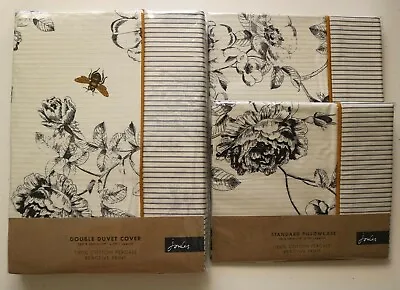 £64.99 • Buy Joules Imogen Floral Bedding Set Duvet Cover + 2 Pillowcases - Double Size