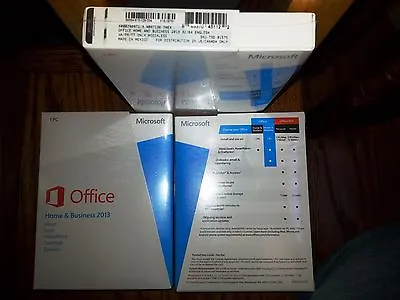 Microsoft Office Home & Business 2013 Product Key CardSKU T5D-01575Full Sealed • $199.99