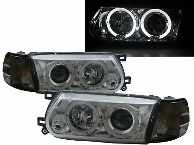 $485.09 • Buy Sentra B13 MK3 95-17 Facelift Halo Projector Headlight Chrome V2 For NISSAN LHD