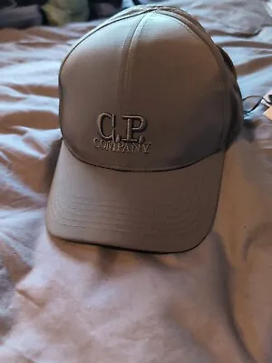 CP Company Chrome-R Goggle Cap  Grey Size  Large  • £75