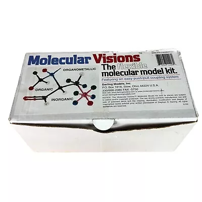 Molecular Visions 'The Flexible Molecular Model Kit' 1996 Darling Models Inc NEW • $18.99