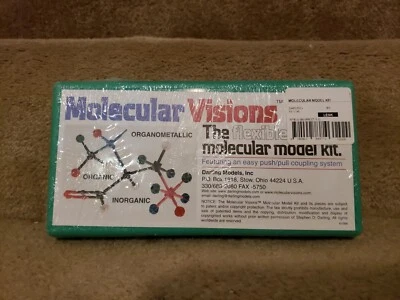 $25 • Buy Molecular Visions Flexible Molecular Model Kit Organic Inorganic Push Pull Set