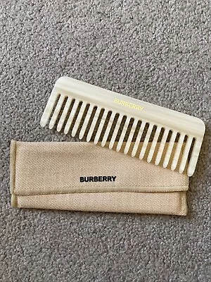 New Authentic Burberry Beaute Beauty Mini Comb With Pouch Storage • $39.95