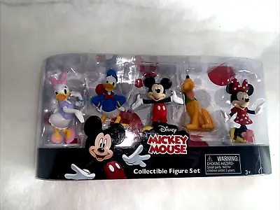 Disney Mickey Mouse Collectible Figure Set-5 Piece Set New In Box • $10