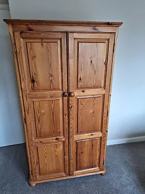 Pine Bedroom Furniture Set (8 Piece) 2x Wardrobe 1x Chest Of Drawers 2x Cabinets • £49.99
