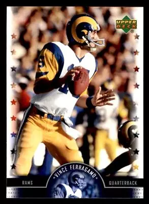 2005 Upper Deck Legends Vince Ferragamo #41 Los Angeles Rams • $2.40