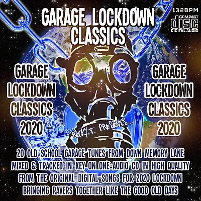 Garage Lockdown Classics 2020 NEW DJ MIXED CD 🌟 UK GARAGE OLD SCHOOL MUSIC 🌟 • £3