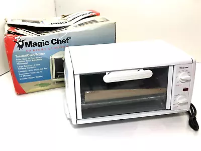 NEW OPEN BOX 1999 Magic Chef Mini Toaster Oven & Broiler Model 650M / 670 White • $99.99