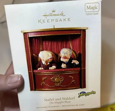 Hallmark Statler And Waldorf The Muppet Show 2008 Christmas Ornament  • $140