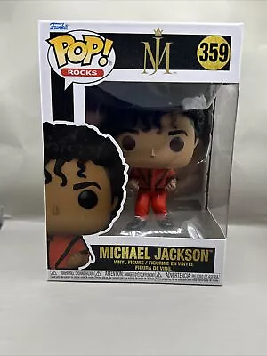 Funko Pop! Rocks Michael Jackson MJ Thiller Collectible Vinyl Figure #359 • $18