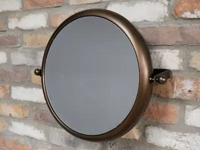 Tiltable Round Metal Wall Mirror • £29.99